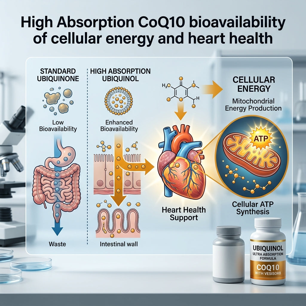 Absorption Heart 7 Best High Absorption CoQ10 Supplements for Cellular Energy and Heart ...
