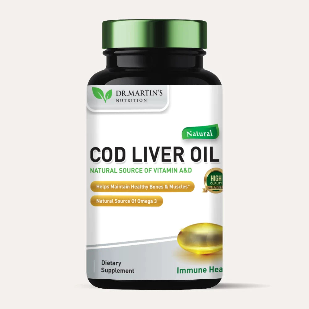 Cod Liver Suplements Cod Liver Oil – DR MARTIN'S NUTRITION